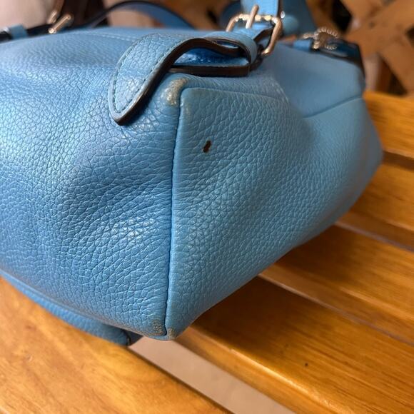 Coach Blue Mini Backpack - Picture 5 of 10